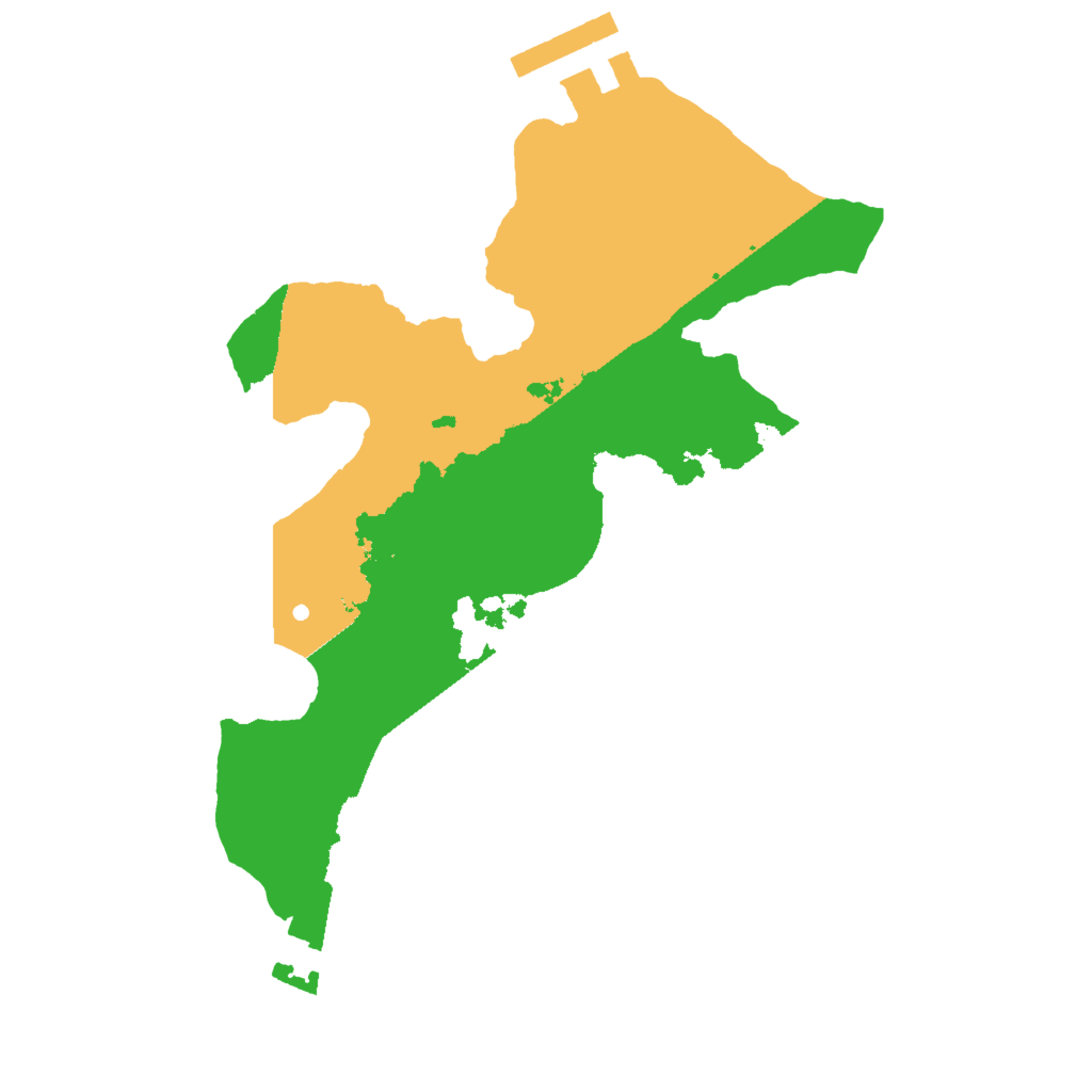 Biome Rust Map: Procedural Map, Size: 2000, Seed: 1504246575