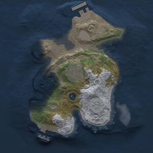 Thumbnail Rust Map: Procedural Map, Size: 2000, Seed: 1504246575, 6 Monuments