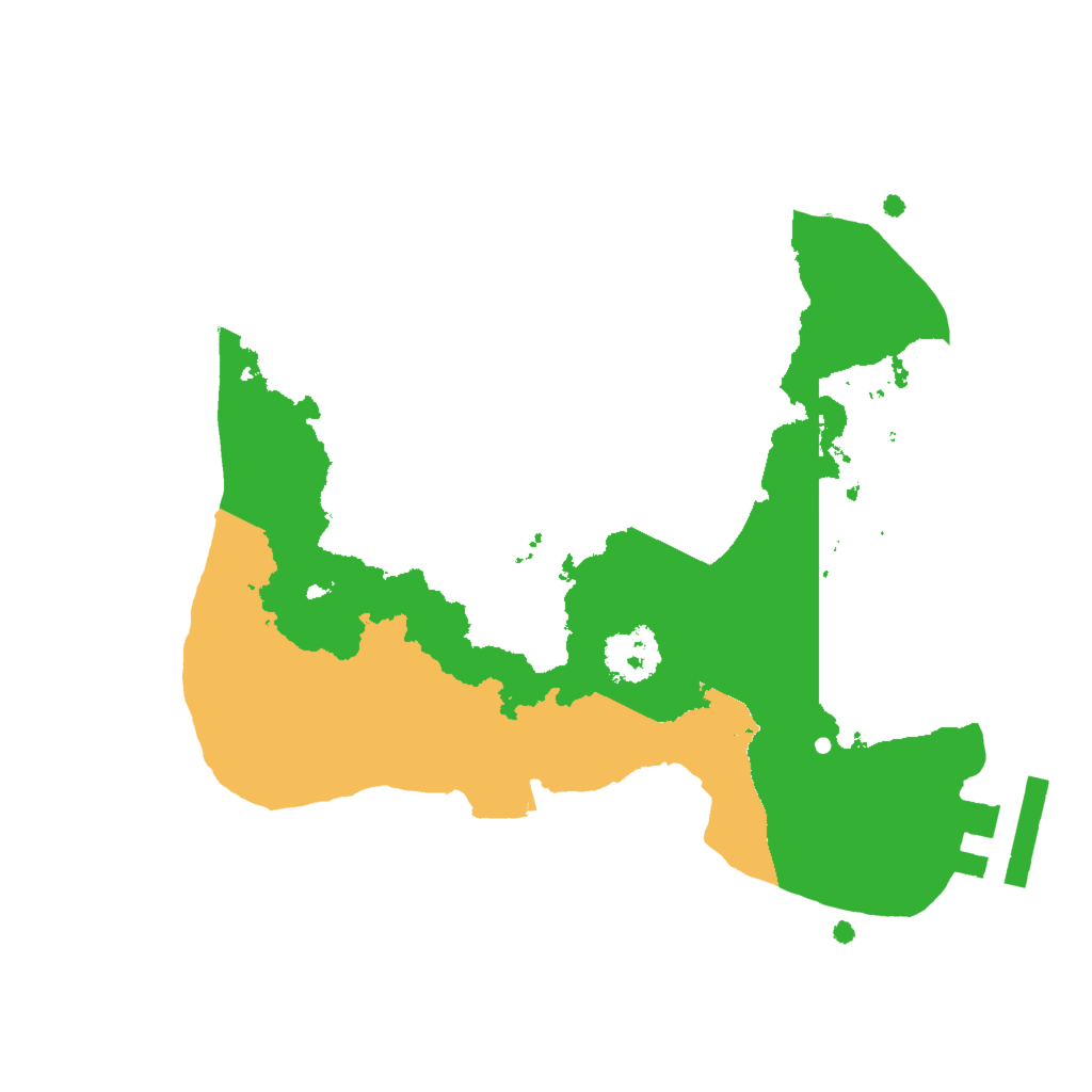 Biome Rust Map: Procedural Map, Size: 2000, Seed: 1827351