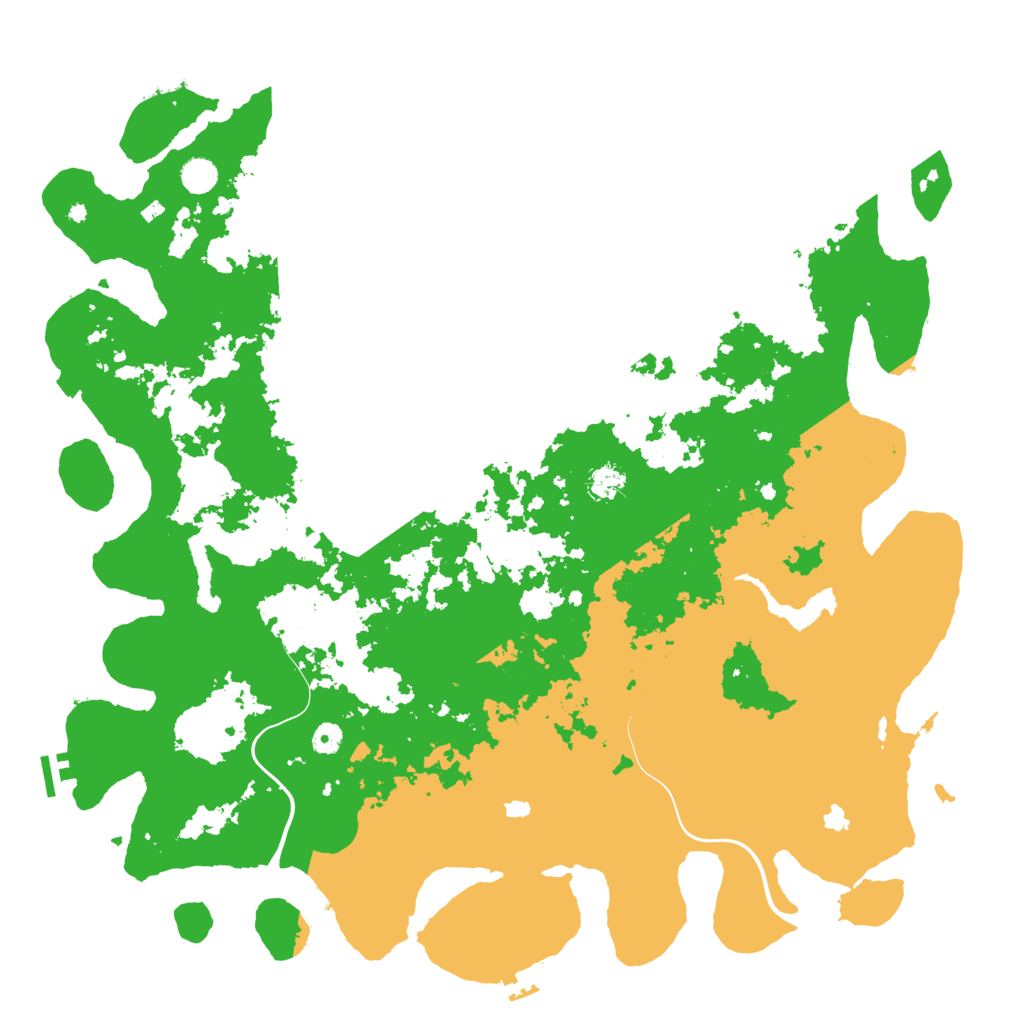 Biome Rust Map: Procedural Map, Size: 5000, Seed: 68479051