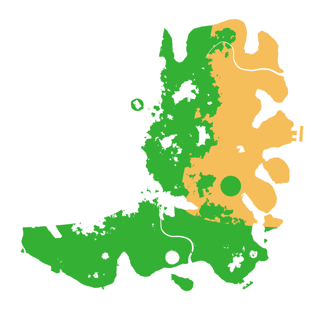 Biome Rust Map: Procedural Map, Size: 4000, Seed: 58696869