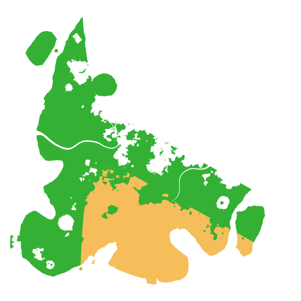 Biome Rust Map: Procedural Map, Size: 3500, Seed: 675842599