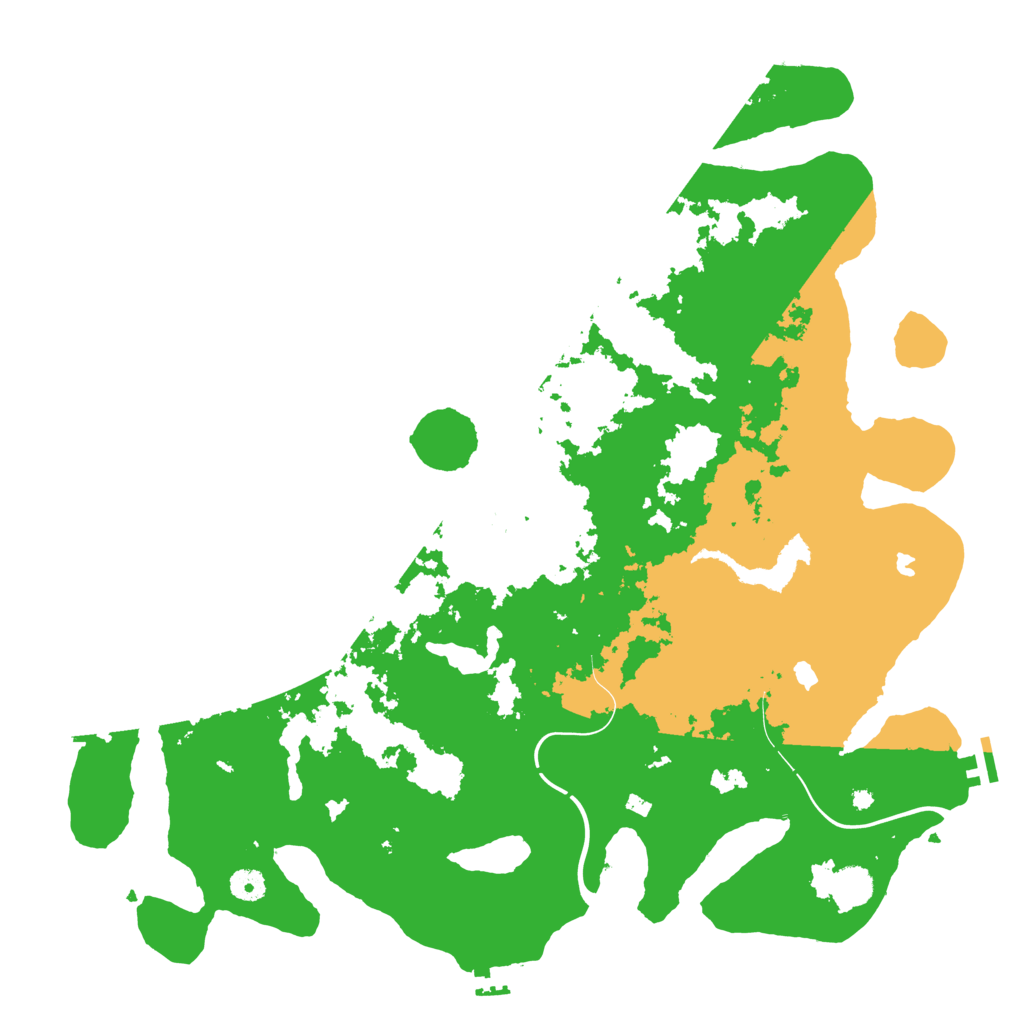 Biome Rust Map: Procedural Map, Size: 4500, Seed: 468622245