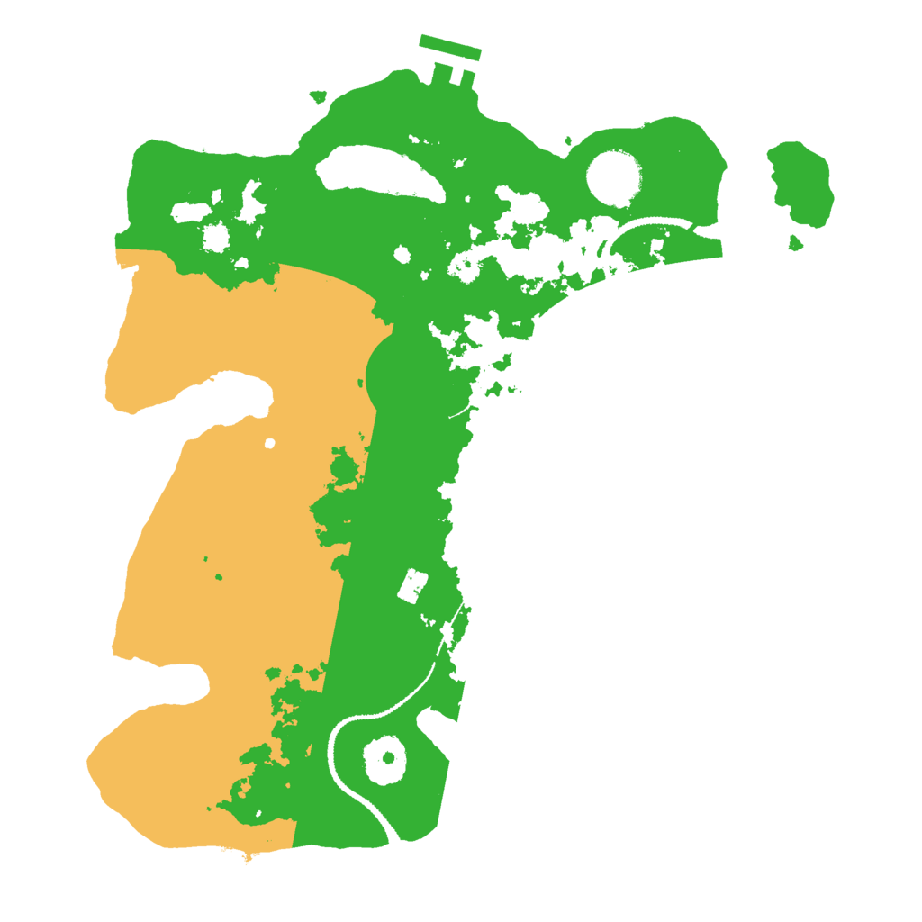 Biome Rust Map: Procedural Map, Size: 3000, Seed: 96966