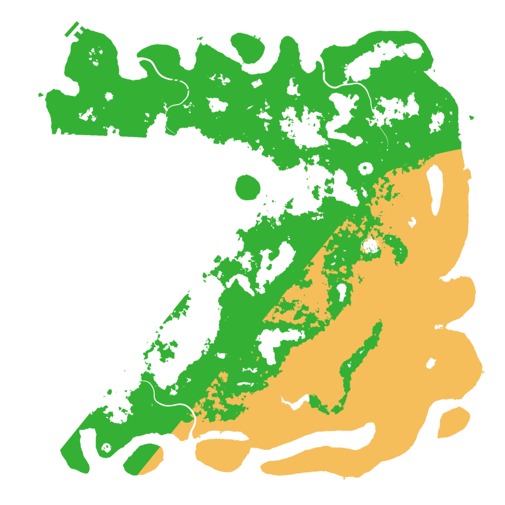 Biome Rust Map: Procedural Map, Size: 5500, Seed: 1419273623