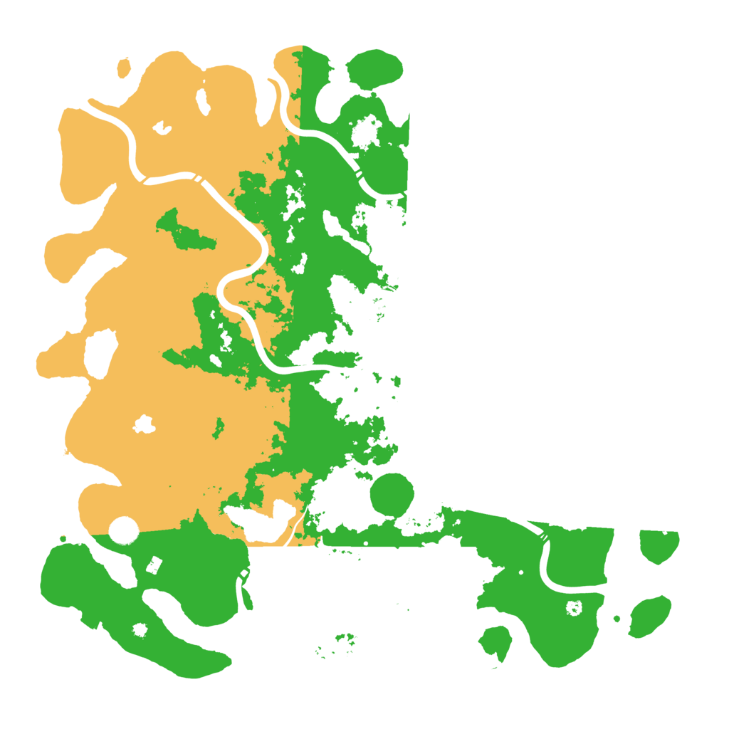 Biome Rust Map: Procedural Map, Size: 4550, Seed: 220090
