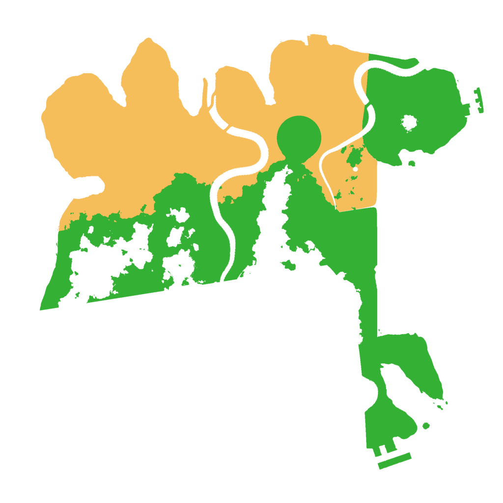 Biome Rust Map: Procedural Map, Size: 3000, Seed: 317089471