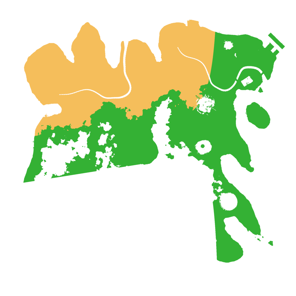 Biome Rust Map: Procedural Map, Size: 3000, Seed: 317089471