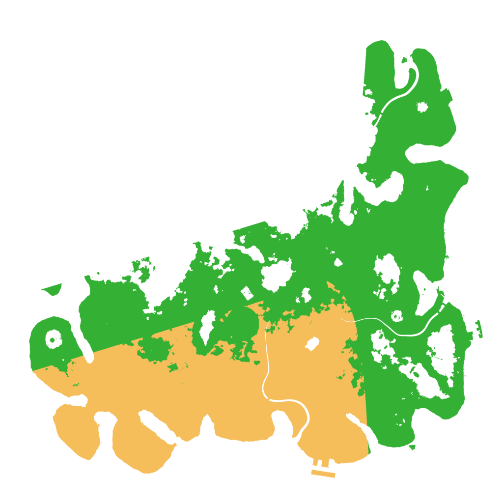 Biome Rust Map: Procedural Map, Size: 4250, Seed: 2068977512