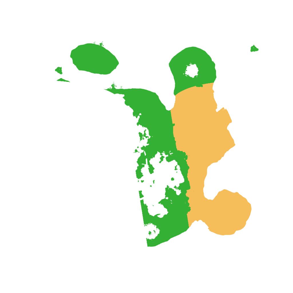 Biome Rust Map: Procedural Map, Size: 2000, Seed: 3159