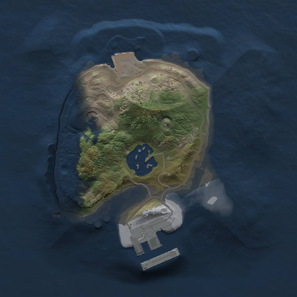 Rust Map: Procedural Map, Size: 1507, Seed: 481981, 4 Monuments