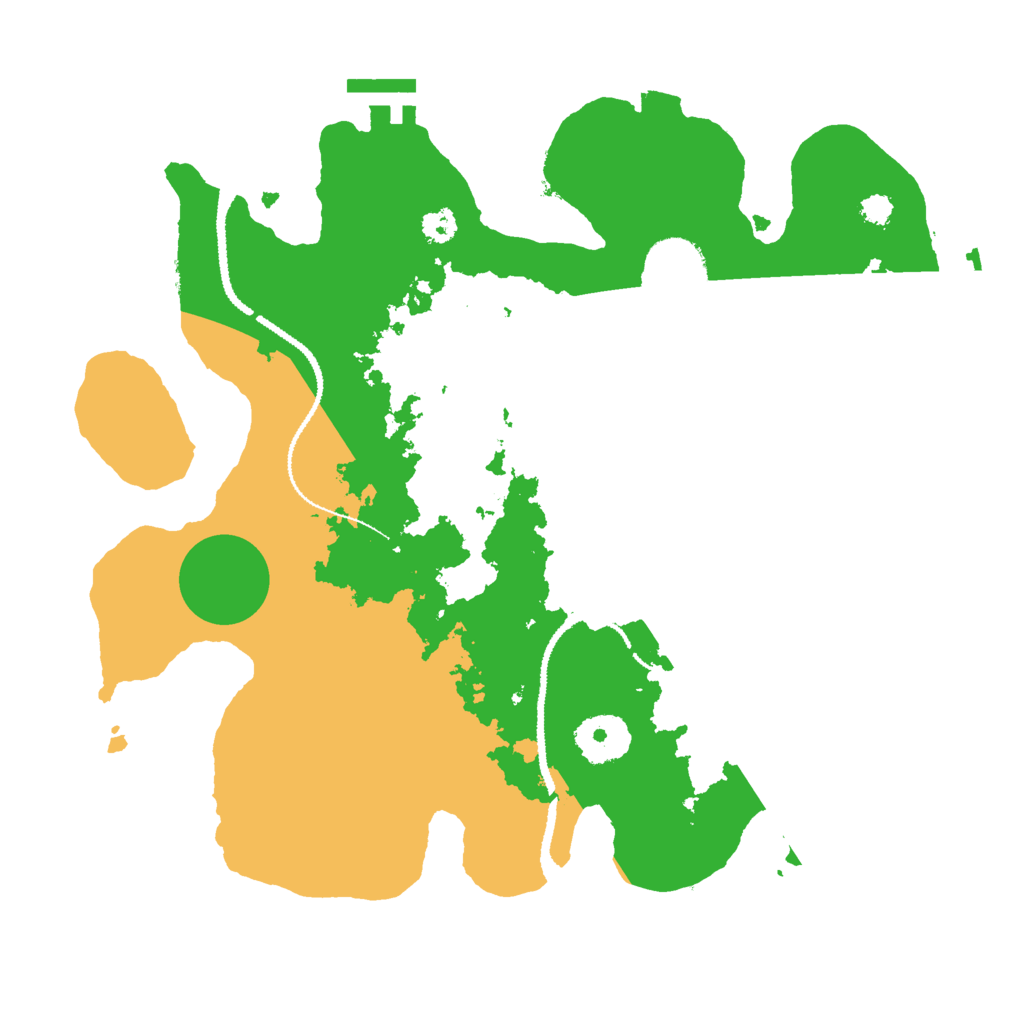 Biome Rust Map: Procedural Map, Size: 3000, Seed: 1205857869