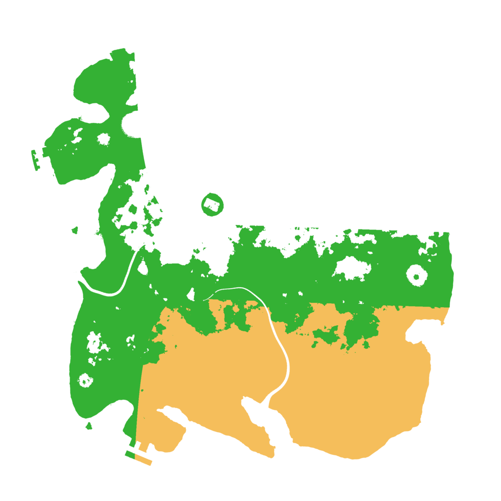 Biome Rust Map: Procedural Map, Size: 3650, Seed: 1997