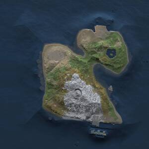 Thumbnail Rust Map: Procedural Map, Size: 1500, Seed: 657823, 2 Monuments