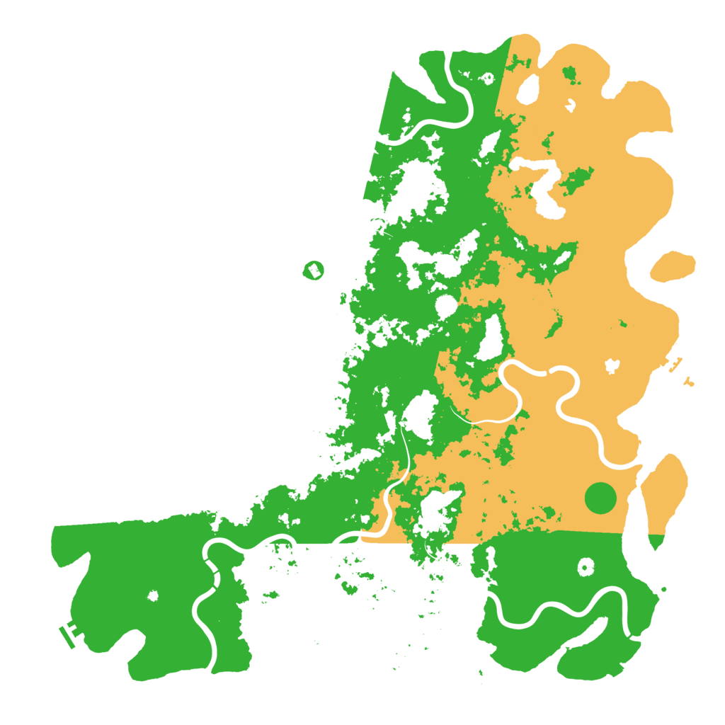 Biome Rust Map: Procedural Map, Size: 6000, Seed: 255546
