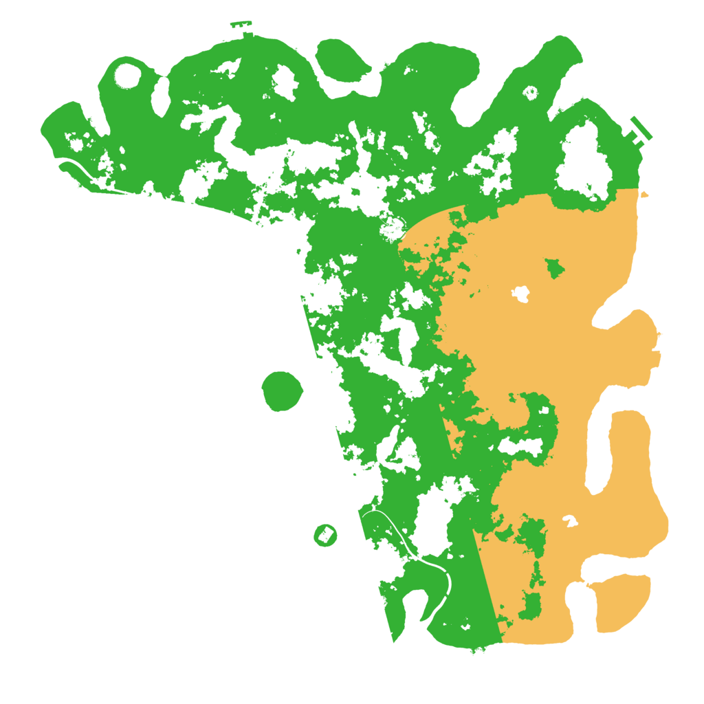 Biome Rust Map: Procedural Map, Size: 5000, Seed: 457459665