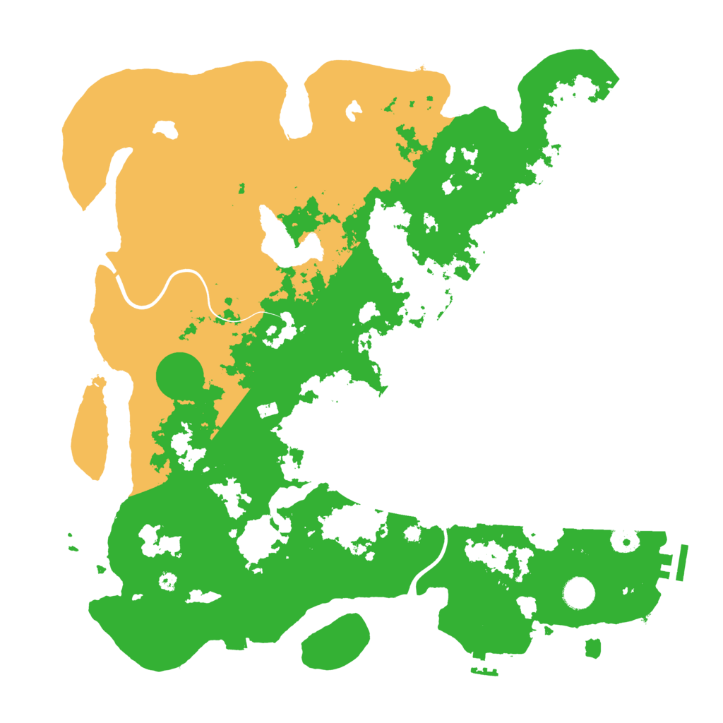 Biome Rust Map: Procedural Map, Size: 4000, Seed: 896420517