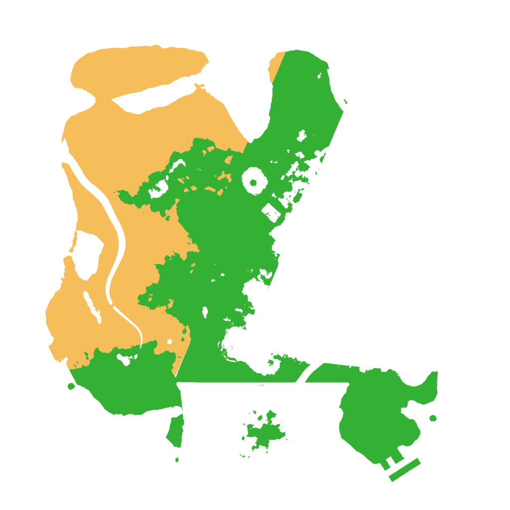 Biome Rust Map: Procedural Map, Size: 3000, Seed: 234742