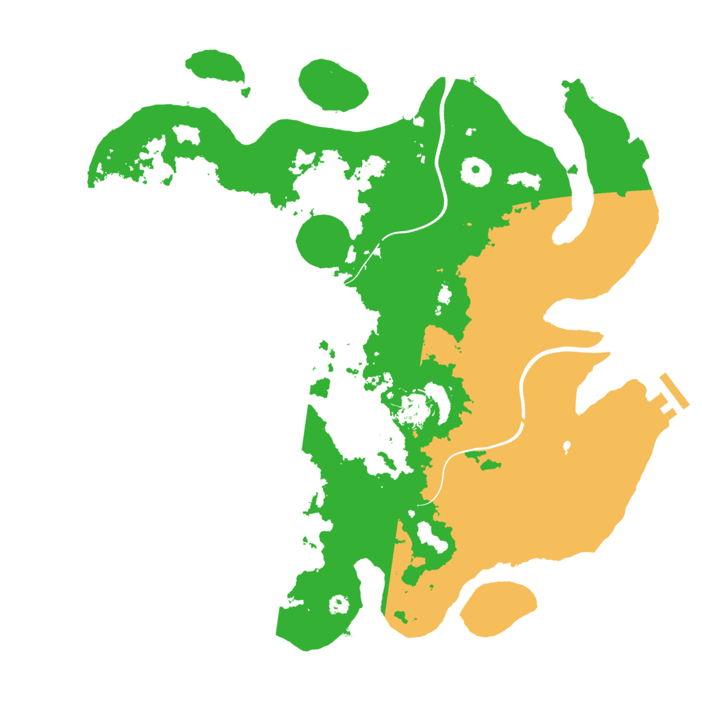 Biome Rust Map: Procedural Map, Size: 3500, Seed: 2063023354