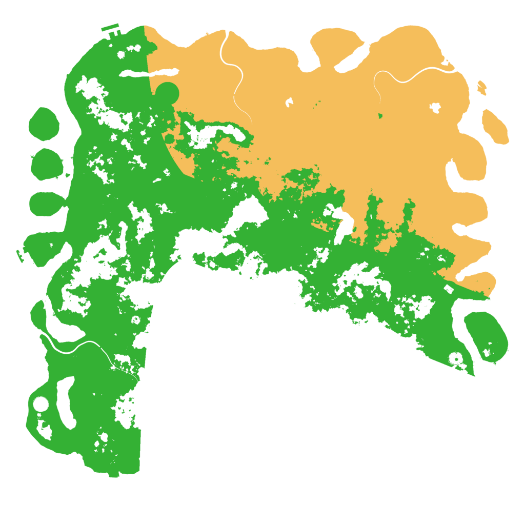 Biome Rust Map: Procedural Map, Size: 6000, Seed: 2112024