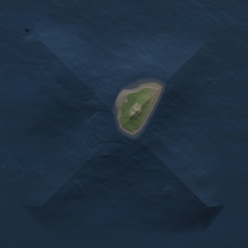 Rust Map: Procedural Map, Size: 1000, Seed: 2142217089, 1 Monuments