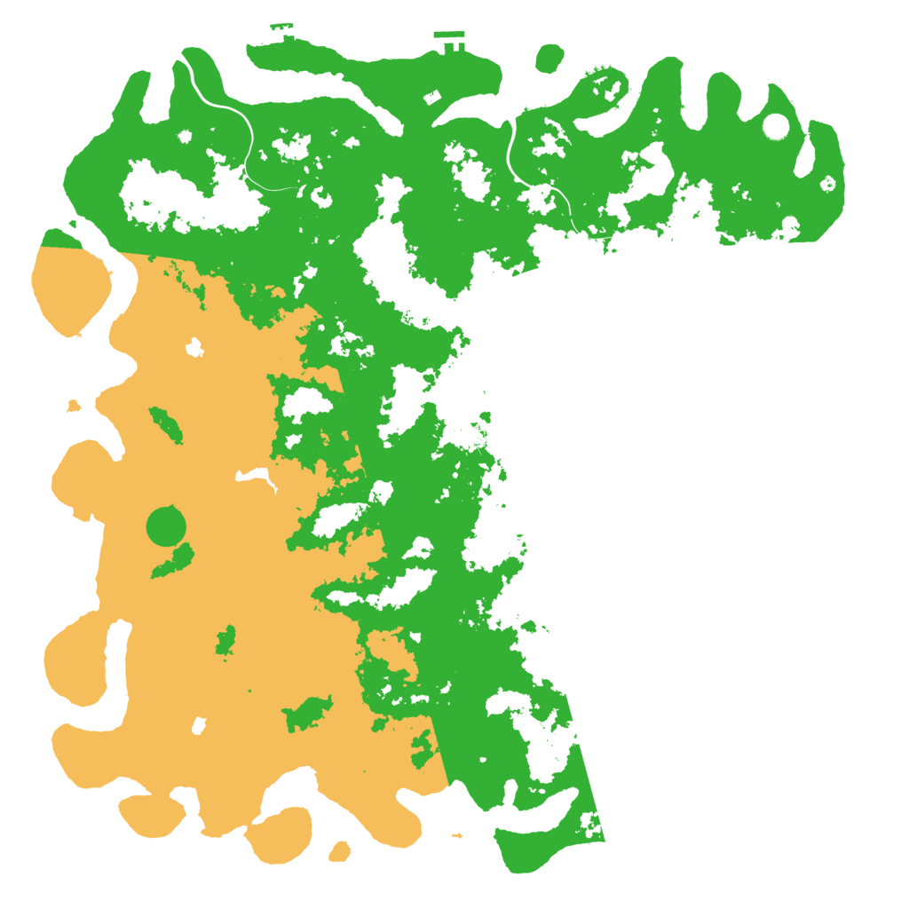 Biome Rust Map: Procedural Map, Size: 6000, Seed: 21474836