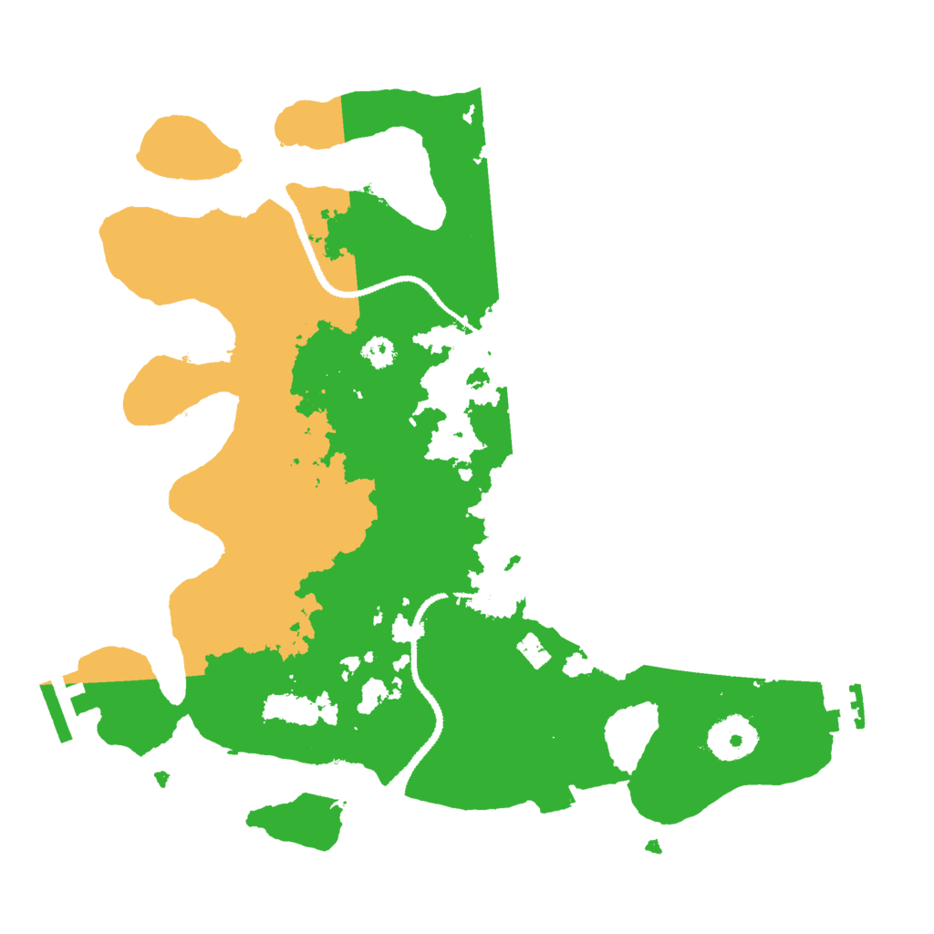 Biome Rust Map: Procedural Map, Size: 3000, Seed: 71854