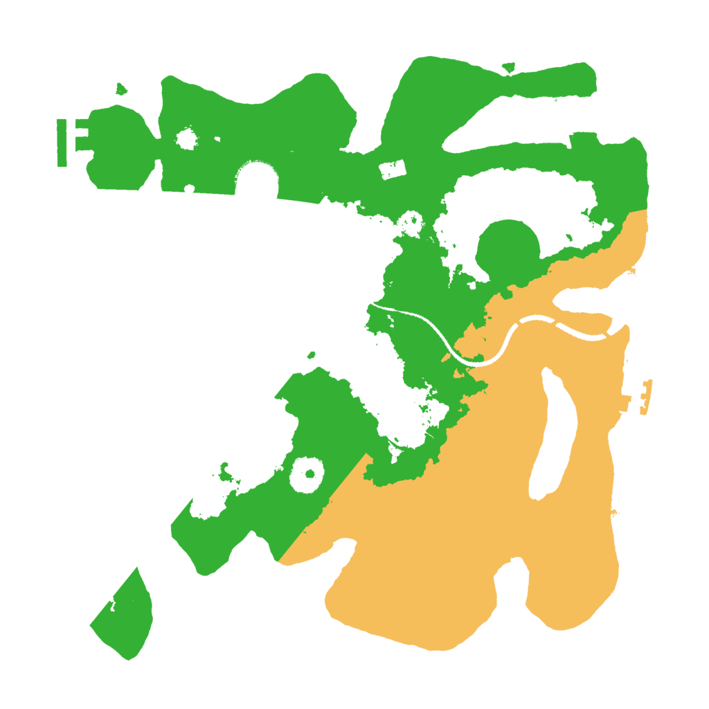 Biome Rust Map: Procedural Map, Size: 3000, Seed: 8462905
