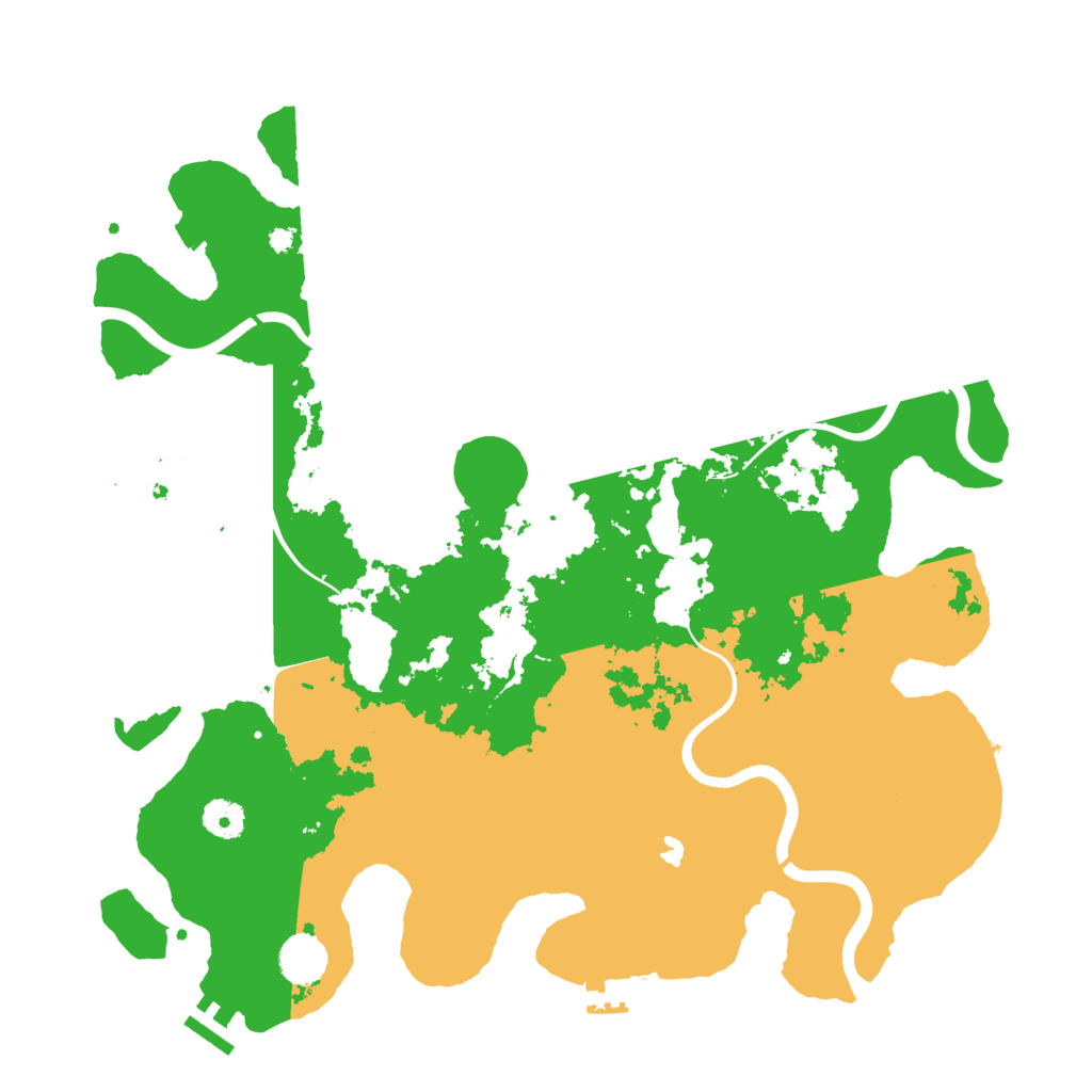 Biome Rust Map: Procedural Map, Size: 4020, Seed: 1