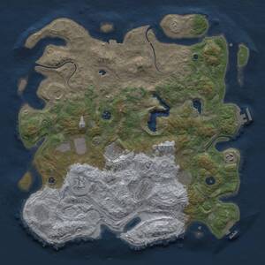 Thumbnail Rust Map: Procedural Map, Size: 4250, Seed: 1959779289, 16 Monuments