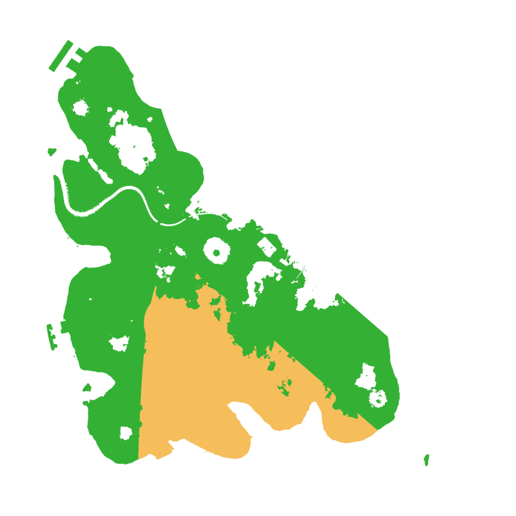 Biome Rust Map: Procedural Map, Size: 3000, Seed: 24743