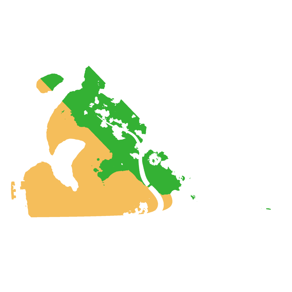 Biome Rust Map: Procedural Map, Size: 2500, Seed: 2936885