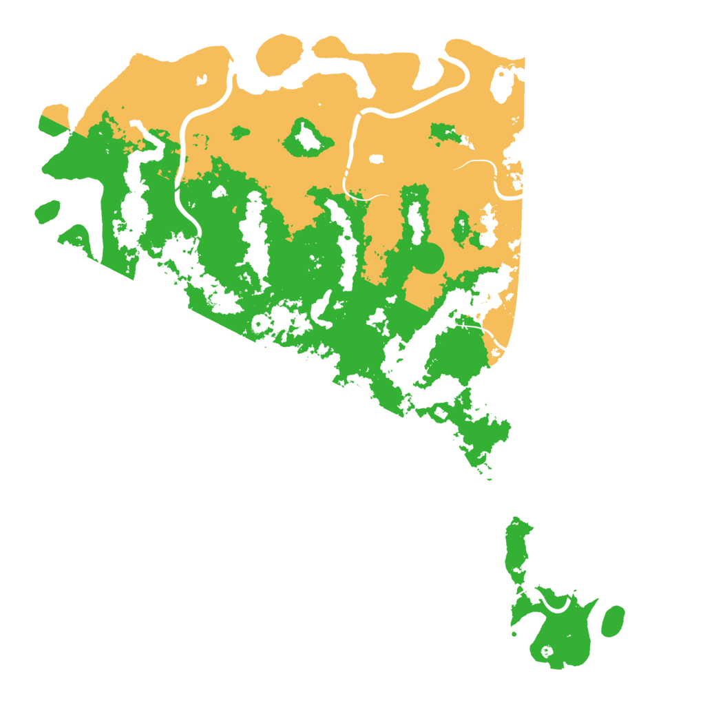 Biome Rust Map: Procedural Map, Size: 6000, Seed: 1761