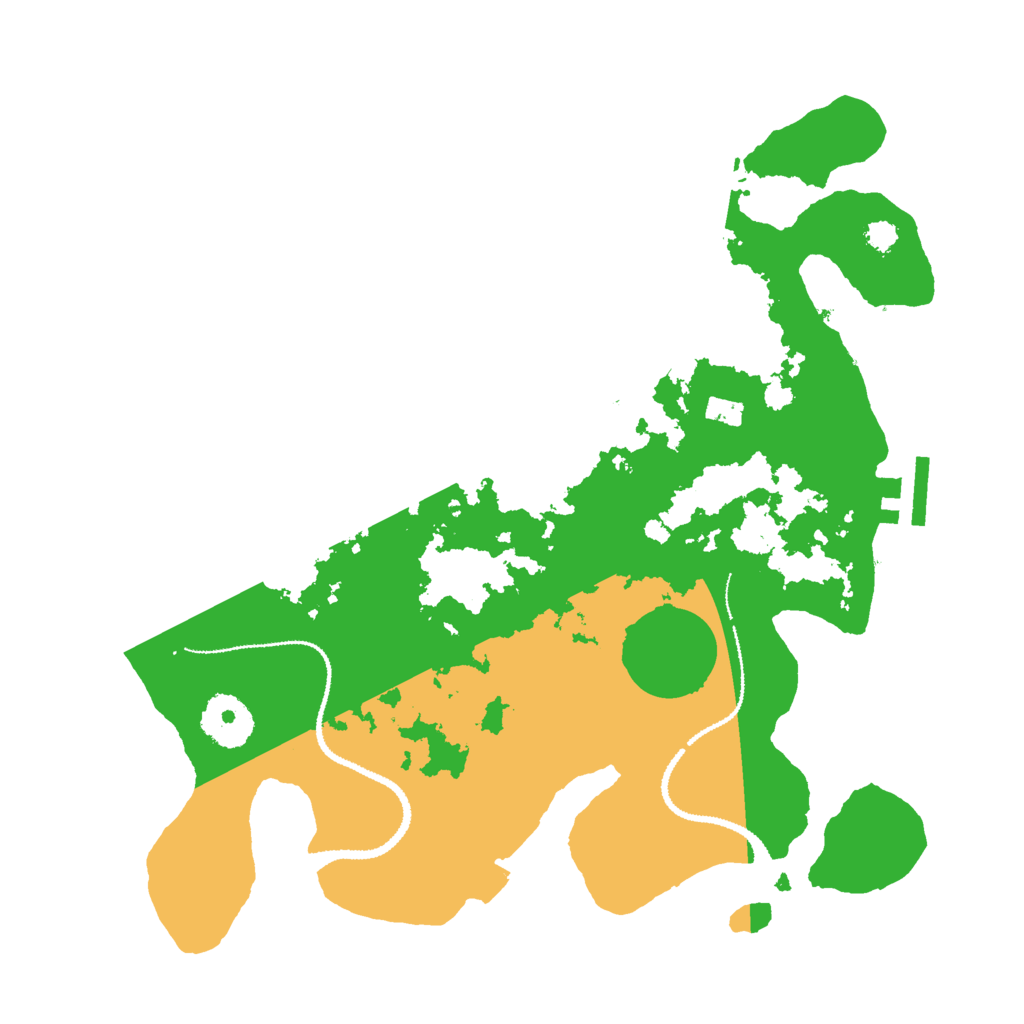 Biome Rust Map: Procedural Map, Size: 3000, Seed: 1151696581