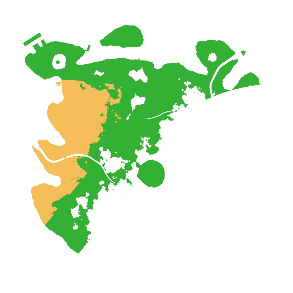 Biome Rust Map: Procedural Map, Size: 3000, Seed: 283803614