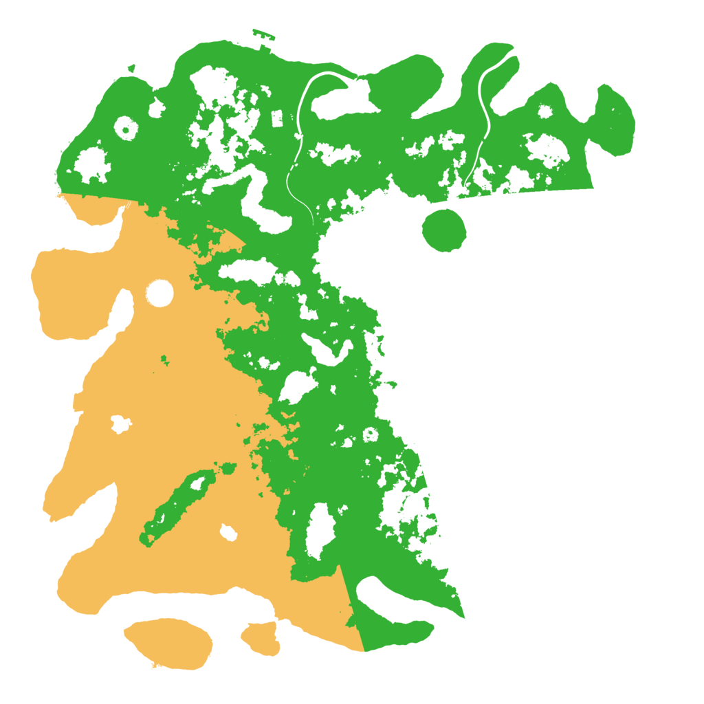 Biome Rust Map: Procedural Map, Size: 4500, Seed: 858558429