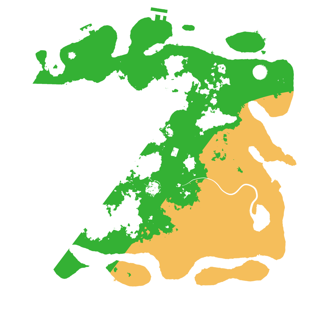 Biome Rust Map: Procedural Map, Size: 3800, Seed: 165156166