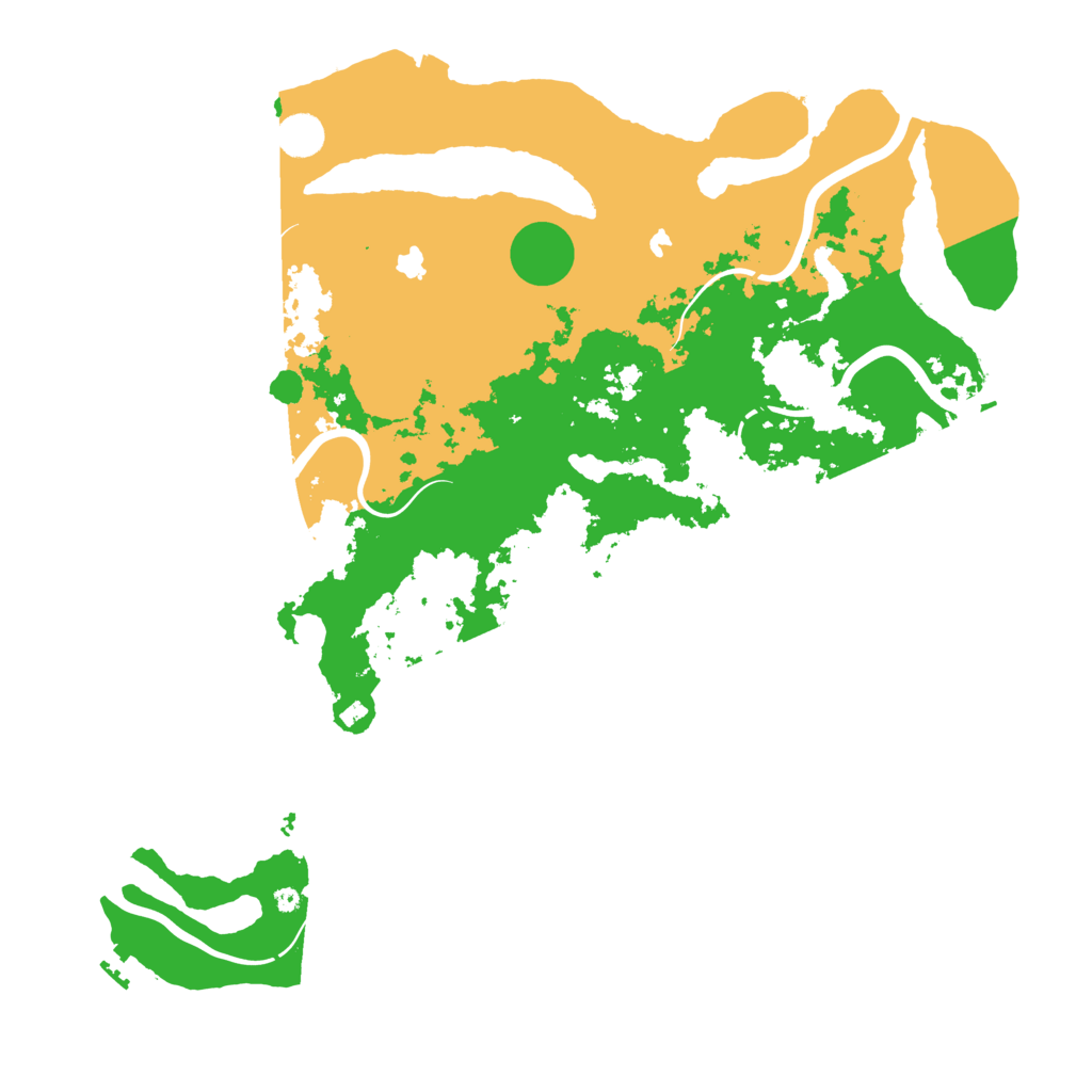 Biome Rust Map: Procedural Map, Size: 4500, Seed: 172713723
