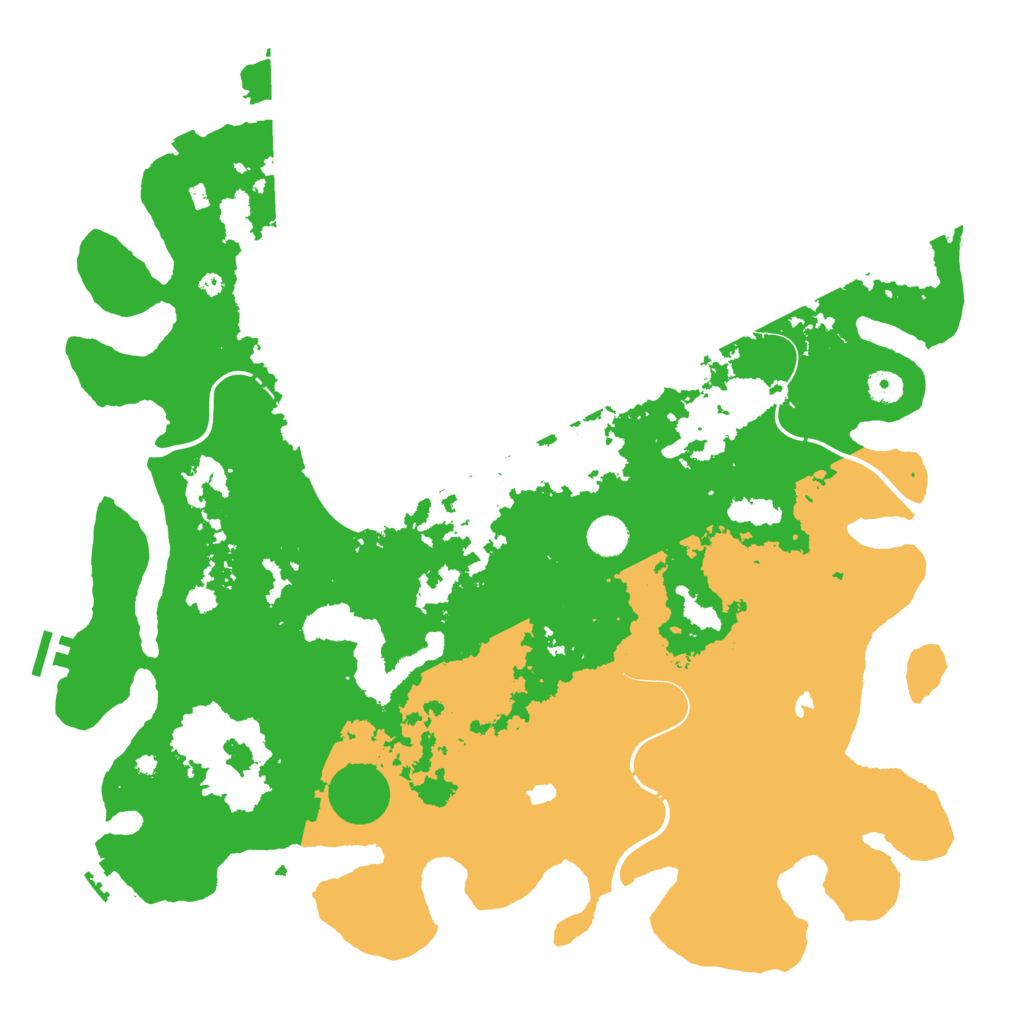Biome Rust Map: Procedural Map, Size: 4500, Seed: 1196641668
