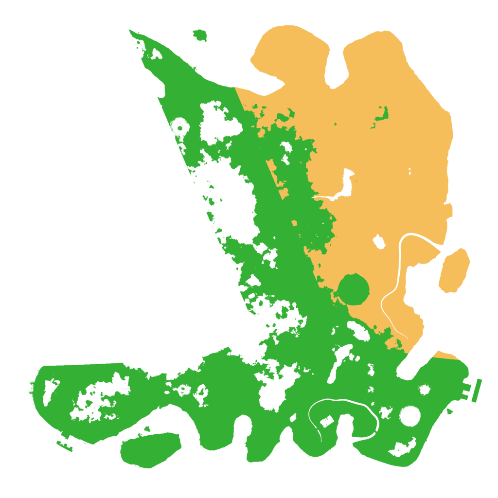 Biome Rust Map: Procedural Map, Size: 4250, Seed: 1276907095