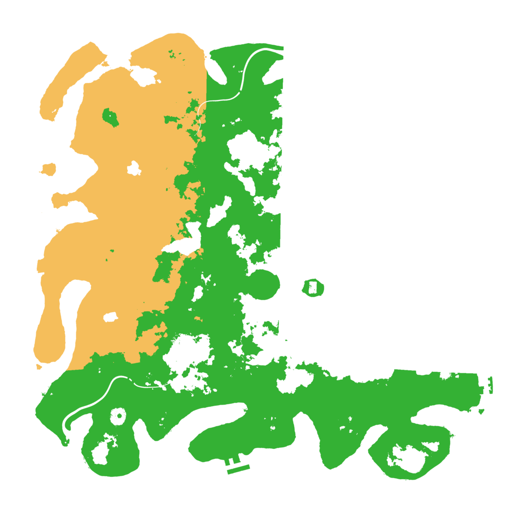 Biome Rust Map: Procedural Map, Size: 4500, Seed: 159946444