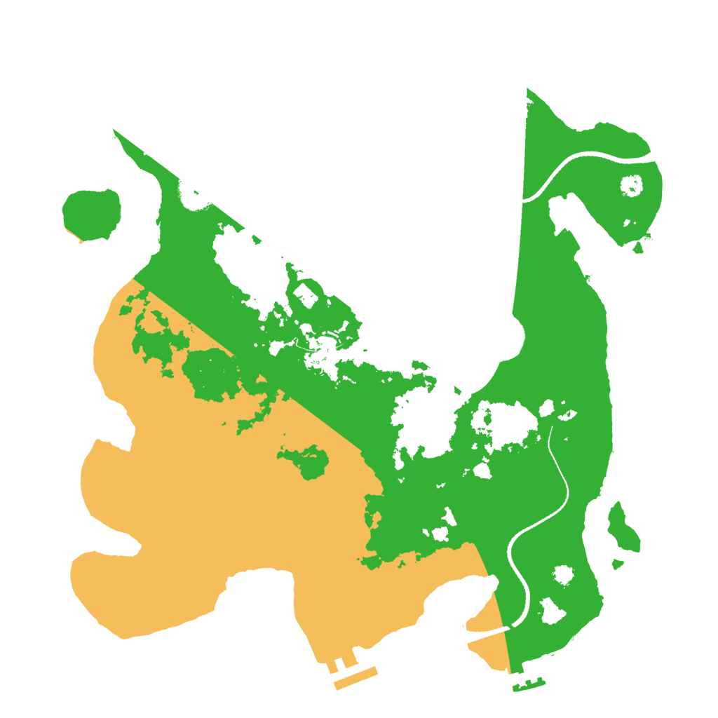 Biome Rust Map: Procedural Map, Size: 3250, Seed: 78756412