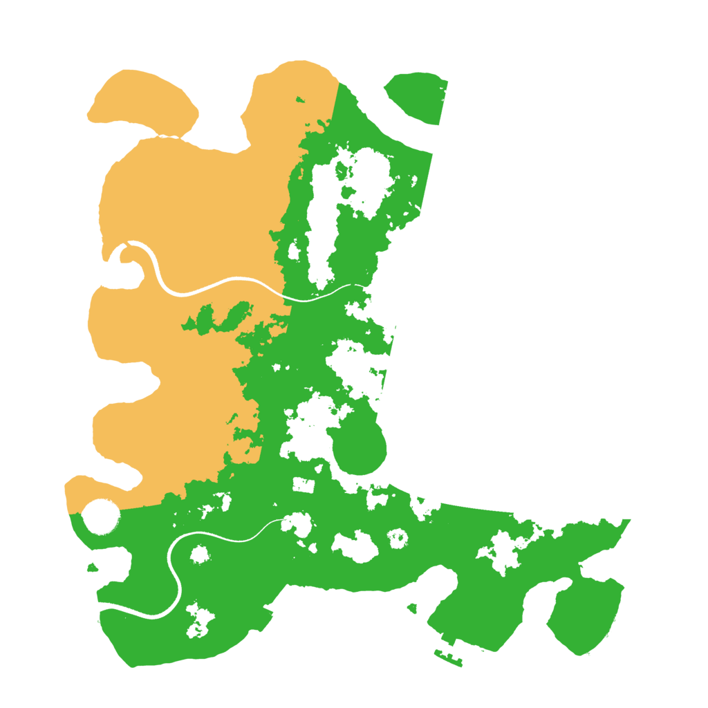 Biome Rust Map: Procedural Map, Size: 3500, Seed: 1507802104