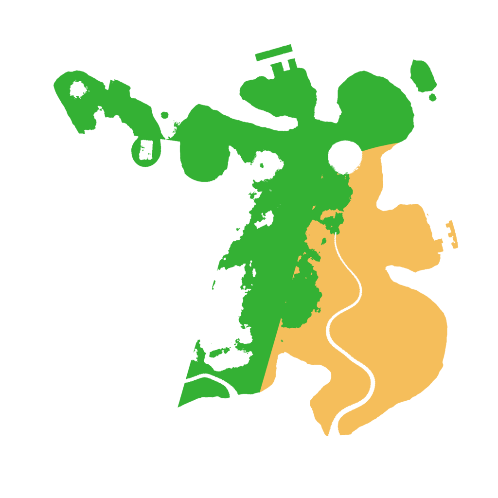 Biome Rust Map: Procedural Map, Size: 2700, Seed: 1450130373
