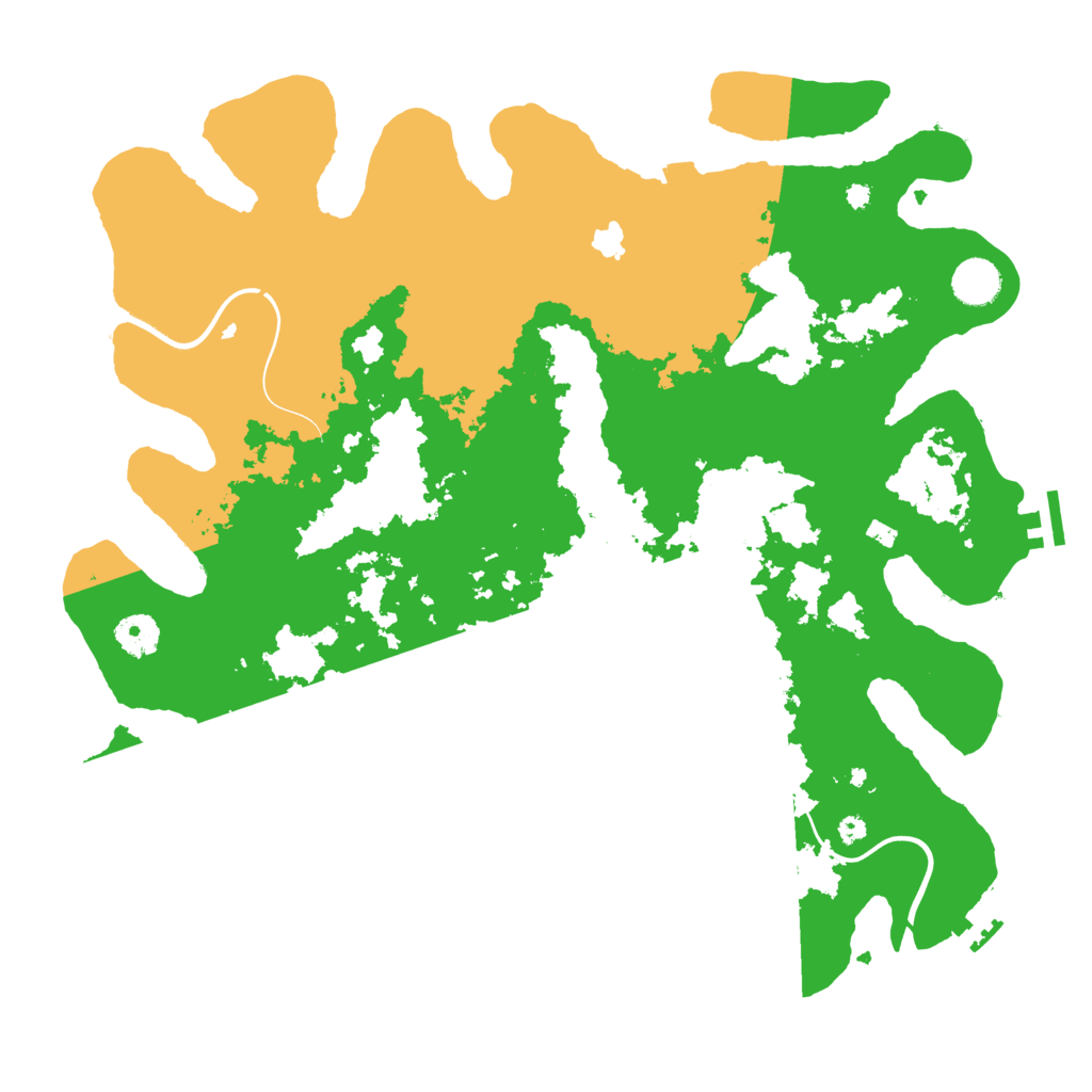 Biome Rust Map: Procedural Map, Size: 4000, Seed: 86192002