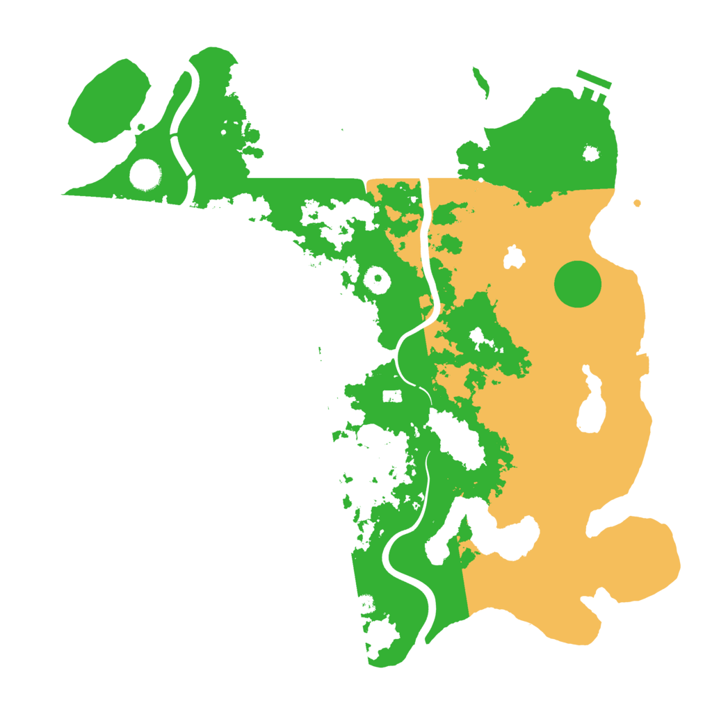 Biome Rust Map: Procedural Map, Size: 4000, Seed: 186687323