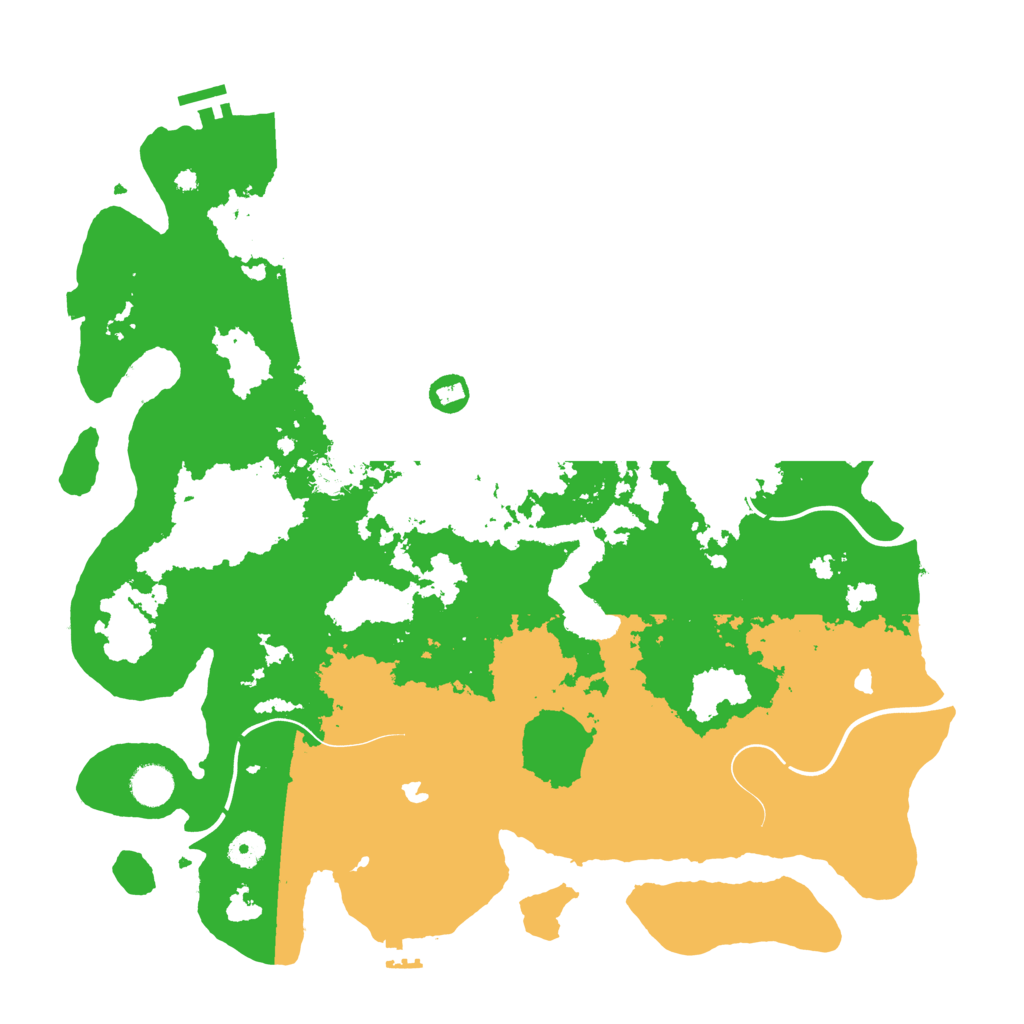 Biome Rust Map: Procedural Map, Size: 4250, Seed: 841339414