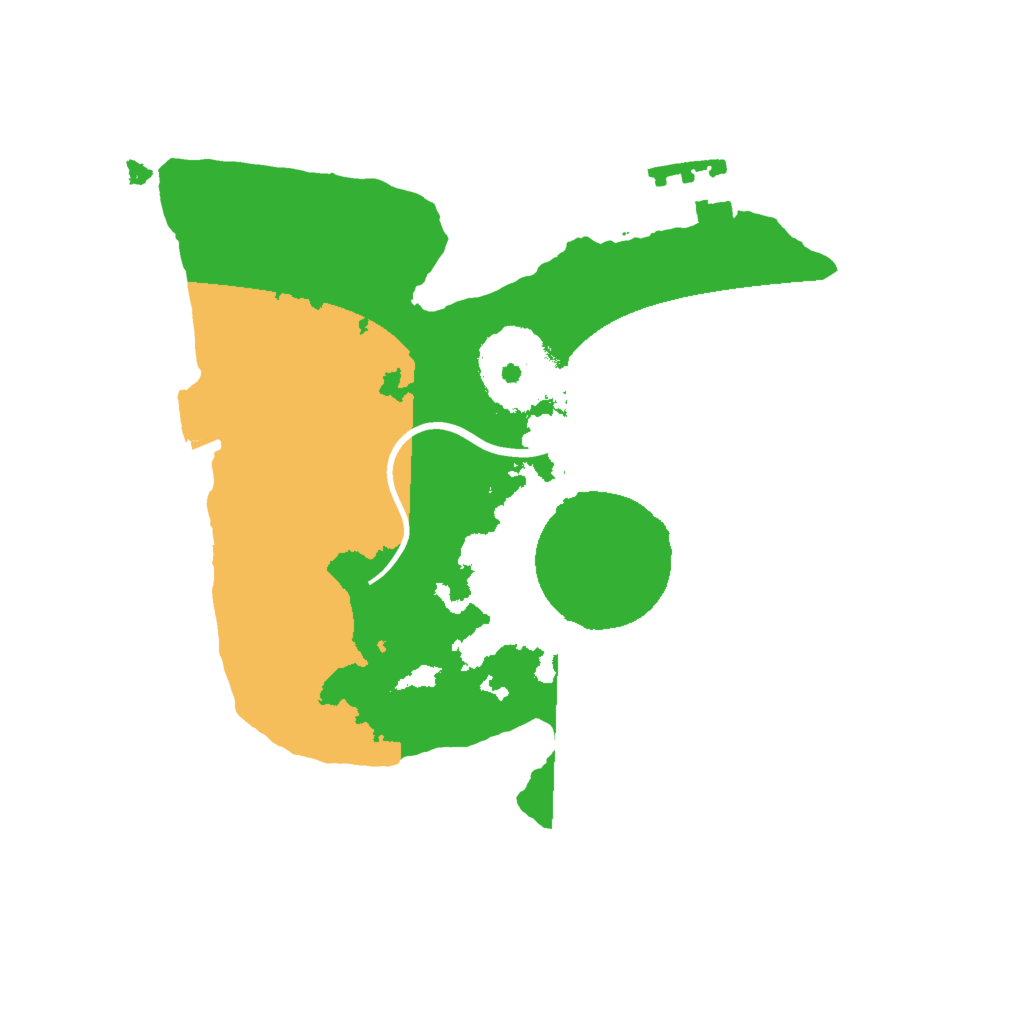 Biome Rust Map: Procedural Map, Size: 2000, Seed: 78634674