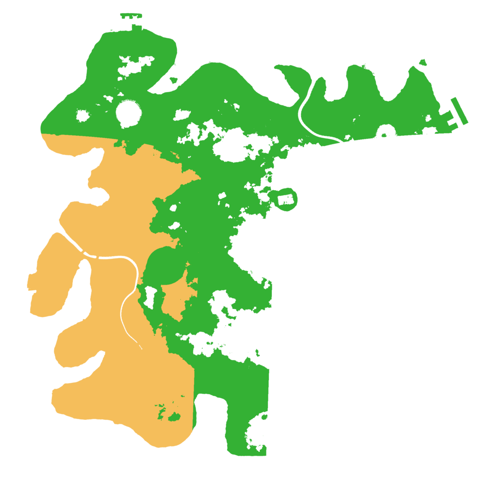 Biome Rust Map: Procedural Map, Size: 3500, Seed: 4567893