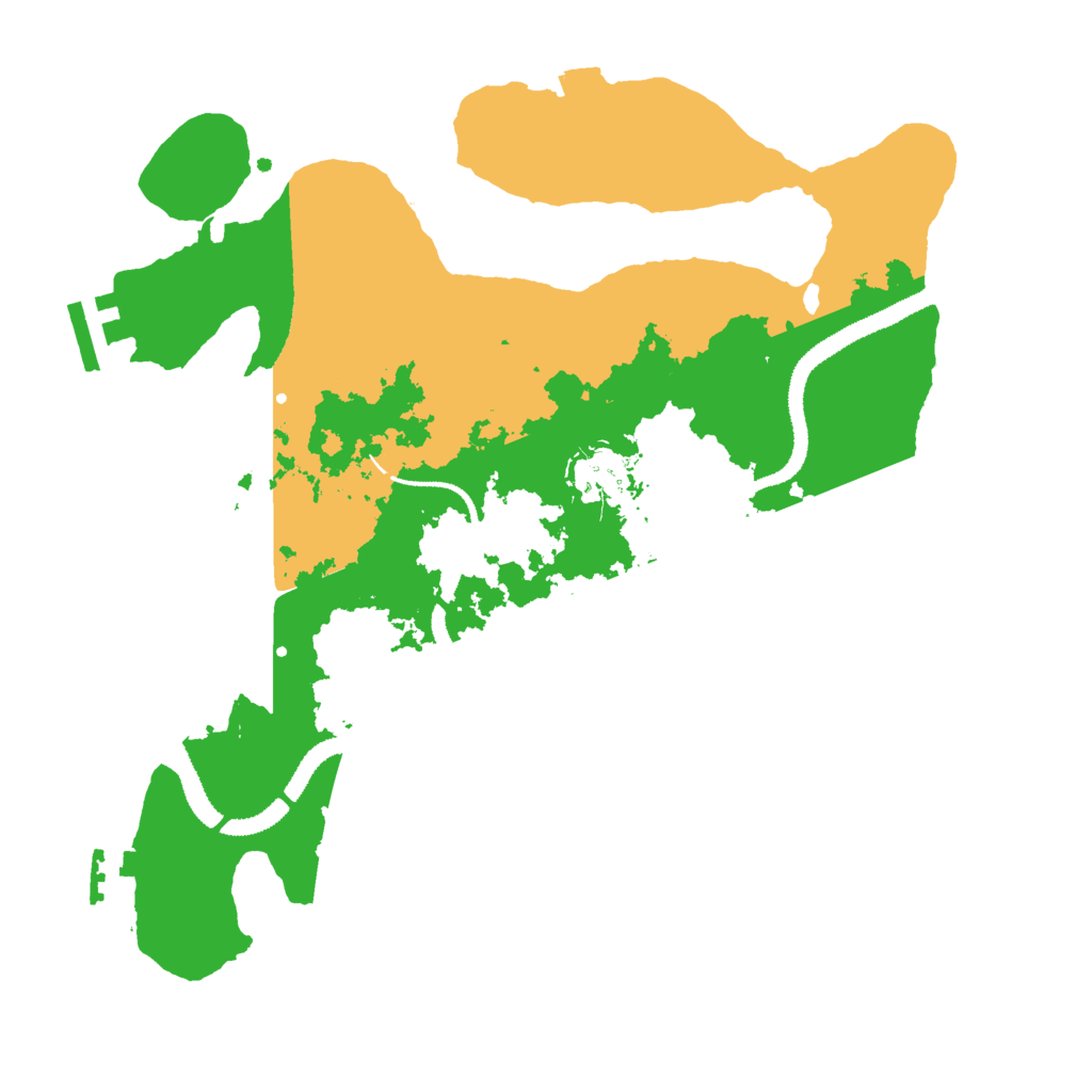 Biome Rust Map: Procedural Map, Size: 3000, Seed: 23681